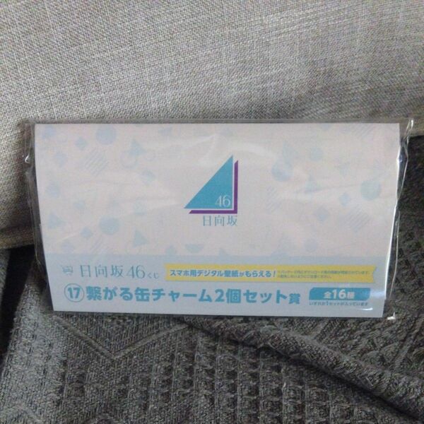 日向坂46くじ　繋がる缶チャーム2個セット　上村ひなの/高橋未来虹