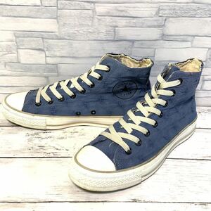 R4487bh【CONVERSE コンバース】26cm スニーカー ブルー メンズ 靴 ALL STAR オールスター ハイカットシューズ デニム