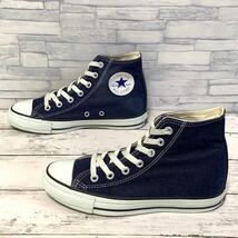 R4497bh【CONVERSE コンバース】24cm スニーカー ネイビー レディース 靴 ハイカット シューズ ALL STAR オールスター 5CK526_画像2