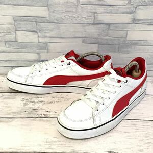 R4499BH [PUMA PUMA] 22,5 см. КРОМЫ Белые x Red Ladies с низким разрезанием.