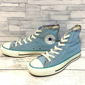 R3899bh【converse コンバース】24.5cm ハイカットスニーカー 1CJ152オールスター FLパイピング HI グレイッシュブルー レディース 靴