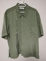 メンズ 半袖シャツ Discoat(ディスコート) サイズM 緑 カーキ_画像1