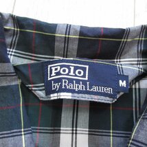 美品 POLO by Ralph Lauren ポロバイラルフローラン チェック柄 ポニー刺繍 長袖 ポケット付き シャツジャケット M マルチカラー_画像3