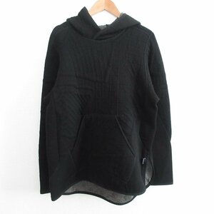 未使用 BYBORRE バイボレ 現行モデル 3D/OTM LOOSE HOODIE プルオーバーパーカー オーバーサイズ S ブラック