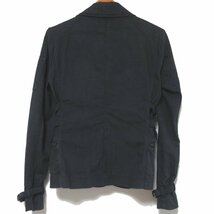 美品 VERSACE JEANS SIGNATURE ヴェルサーチ ヴィンテージ デザイン デニムジャケット+デニムパンツ セットアップ 28/42 ブラック_画像3