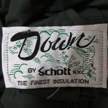 美品 90’S Schott ショット ヴィンテージ USA製 リバーシブル スタンドカラー ダウンベスト S カーキ ワインレッド_画像6