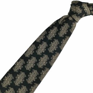 Красивый продукт Первоначальный Александр МакКуин: винтажный шелк 100 % винтажный шелк общий рисунок обычный галстук Black x Beige J0804