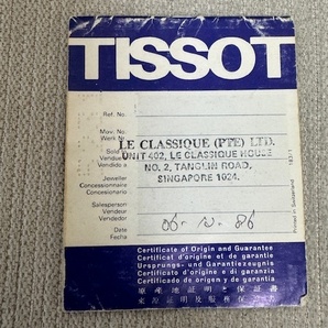 TISSOT ティソ チソット クォーツ レディース コンビ 動作あり 電池交換済 保証書付きの画像9