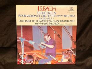 【値下セール】LP レコード ジャン フランソワ パイヤール LP ヴァイオリン協奏曲　バッハ　6声のリチェルカーレ