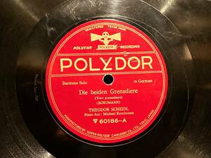 【SP盤 SPレコード】希少品!! POLYDOR Baritone Solo in German Mechan. Copt 1544