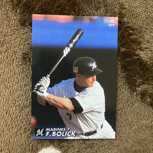 カルビー プロ野球チップス ボーリック　2001年　千葉ロッテマリーンズ　当時物　送料84円　同梱可　値下げ即決