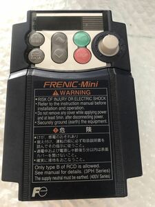 中古美品富士電機インバーター FRN0.2C1S-2J動作保証 1/2 B-1