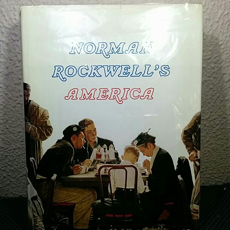 norman rockwell america foreign books, painting, Art book, Collection of works, Art book