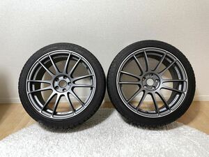 ☆激レア☆美品☆ RAYS 57xtreme 18インチ 7.5J +50 FACE1 PCD100 2本セット レガシィ BP BL BH BE 86 BRZ WRXに！！