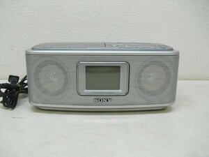 9332★SONY CDラジオカセット シルバー CFD-E500TV★中古・美品★