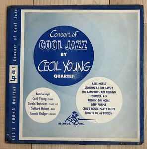 Cecil Young/Concert Of Cool Jazz/KING 10インチ　赤盤　オリジナル