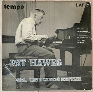 Pat Hawes/With Dave Carey's Rhythm/Tempo　ピアノトリオ　　激レア！　美再生