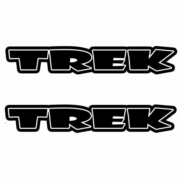 (D1) カッティングシート TREK トレック 2枚セット ステッカー