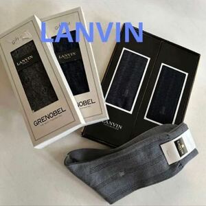 ★新品☆LANVIN ランバン　高級　メンズ　ブランド　ソックス　5足セット