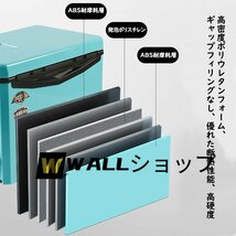 釣り用クーラーボックス 多機能30L 座れる頑丈ボディ 保温保冷 ハンドル/釣りエサ箱/背もたれ/水栓付き 釣り 防水 高さ８段調整可 レッド_画像5