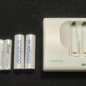 ■ SANYO 急速充電器　■ SANYO 単3形　エネループ 　■ Bonai 単4形　充電式ニッケル水素電池