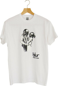 【新品】Blur Think Tank Tシャツ Mサイズ Banksy バンクシー ギターポップ オルタナ ブリットポップ Size M シルクスクリーンプリント