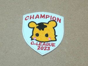 プロ野球応援グッズ（阪神用）/かわいいとらのエンブレム刺繍ワッペン/CHAMPION C-LEAGUE 2023 トラ 虎