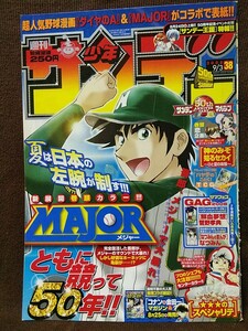 週刊少年サンデー 2008年No.38 切り抜き MAJOR メジャー 神のみぞ知るセカイ ハヤテのごとく! 南沢奈央 ピンナップ付き