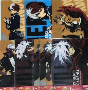 一番くじ僕のヒーローアカデミアThe way they walk I賞ビジュアルボード 轟焦凍、ホークス、死柄木弔、荼毘8点セット