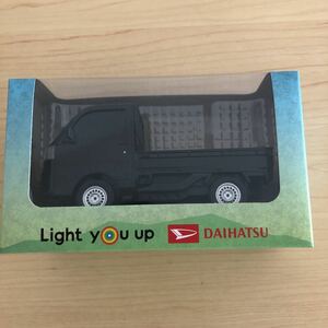 未開封　黒　ブラック　プルバックカー ダイハツ ハイゼットトラック HIJET TRUCK カラーサンプル ミニカー