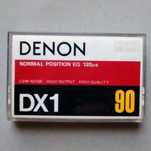 ★録音済みカセットテープ90★DENON-DX1 ノーマルポジション ツメありインデックス無記入 保管品の美品