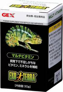 送料無料　　　GEX 　ジェックス　 マルチビタミン 30g　　　　オマケは「キョーリン　フトアゴドライ」のサンプルです。