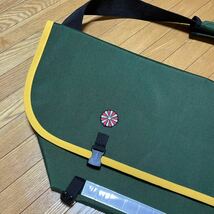 LAZY MONK レイジーモンク JOURNAL STANDARD 別注 MONK KUKAI GREEN グリーン 緑 メッセンジャーバッグ アメリカ製 Lサイズ 送料込み_画像4