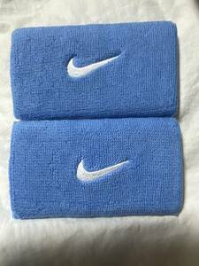  great popularity Nike double wide wristband light blue baseball tennis Osaka woman lady's basketball .. man . men's hard-to-find super-rare super-discount liquidation k