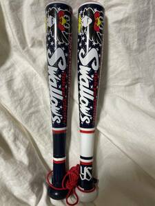  great popularity Tokyo Yakult Swallows fan Club official goods .. 9 . twin megaphone regular goods hard-to-find rare super-discount liquidation A