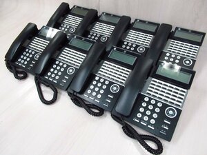 Ω YA 6315 保証有 17年製 SAXA サクサ PLATIAⅡ 30ボタン標準電話機 TD820(K) 8台セット ・祝10000！取引突破！