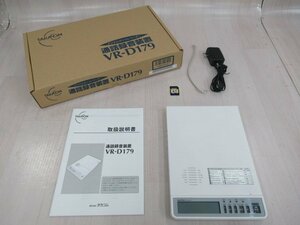 ΩZZC 772 o 保証有 TAKACOM タカコム VR-D179 通話録音装置 箱入り 取扱説明書・SDカード 4GB付 綺麗・祝10000！取引突破！