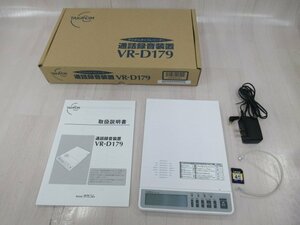 ΩZZC 778 o 保証有 TAKACOM タカコム VR-D179 通話録音装置 箱入り 取扱説明書・SDカード 4GB付 綺麗・祝10000！取引突破！