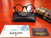 名作モデル☆新品☆ MOSCOT ZOLMAN ゾルマン 丸い眼鏡 メガネフレーム 黒・ セレブ愛用モデル_画像2