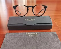 高級*イタリア製★「OLIVER PEOPLES/オリバーピープルズ」伝説の大人気作・GREGORY PECK -OV5186・ボストン・メガネフレーム_画像2