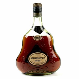 ヘネシー Hennessy JASヘネシー エクストラ 金キャップ グリーンボトル 700ml ブランデー コニャック 【古酒】