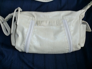  shoulder bag * ivory *USED goods 