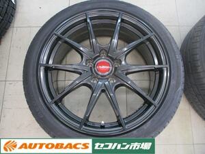 【アウトレット4本セット】 レイバーンＷＧＳ18インチ 7.5J+38 5/114.3 CST MDA1 215/45R18 2021年製造