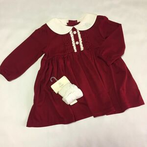 子供服90ワンピース＋靴下セット 入園式/フォーマル ベビードレス(西松屋/GAP)