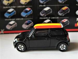 ★トミカくじX　 MINI COOPER Selection 　■ミニ・クーパー／スペイン国旗（ ブラック２） ■　限定品　★絶版★　美品　入手困難！