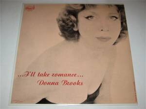 ★名盤！I'LL TAKE ROMANCE／DONNA BROOKS　アイル・テイク・ロマンス／ドナ・ブルックス　◆美女ジャケ◆　重量盤　入手困難！　