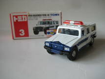 ★絶版トミカ　■TOYOTA　MEGACRUISER　 PATROL　CAR■　トヨタ　メガクルーザー・パトロールカー　◆新車シール◆　入手困難！_画像3