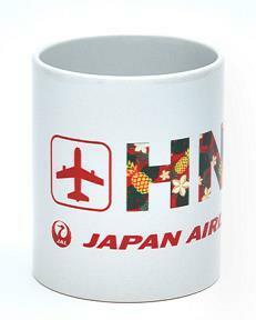 JAL ホノルル マグカップ レッド