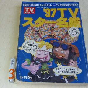 1997年TVスター名鑑■3000人の芸能人俳優.歌手.アナウンサーのプロフィールデータ/出身地/誕生日■送料185円■東京ニュース通信社の画像1