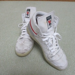 希少 adidas Top Ten トップテン アディダス ハイカットスニーカー バスケットシューズ 27.0cm バスケットシューズ WHITE 白
